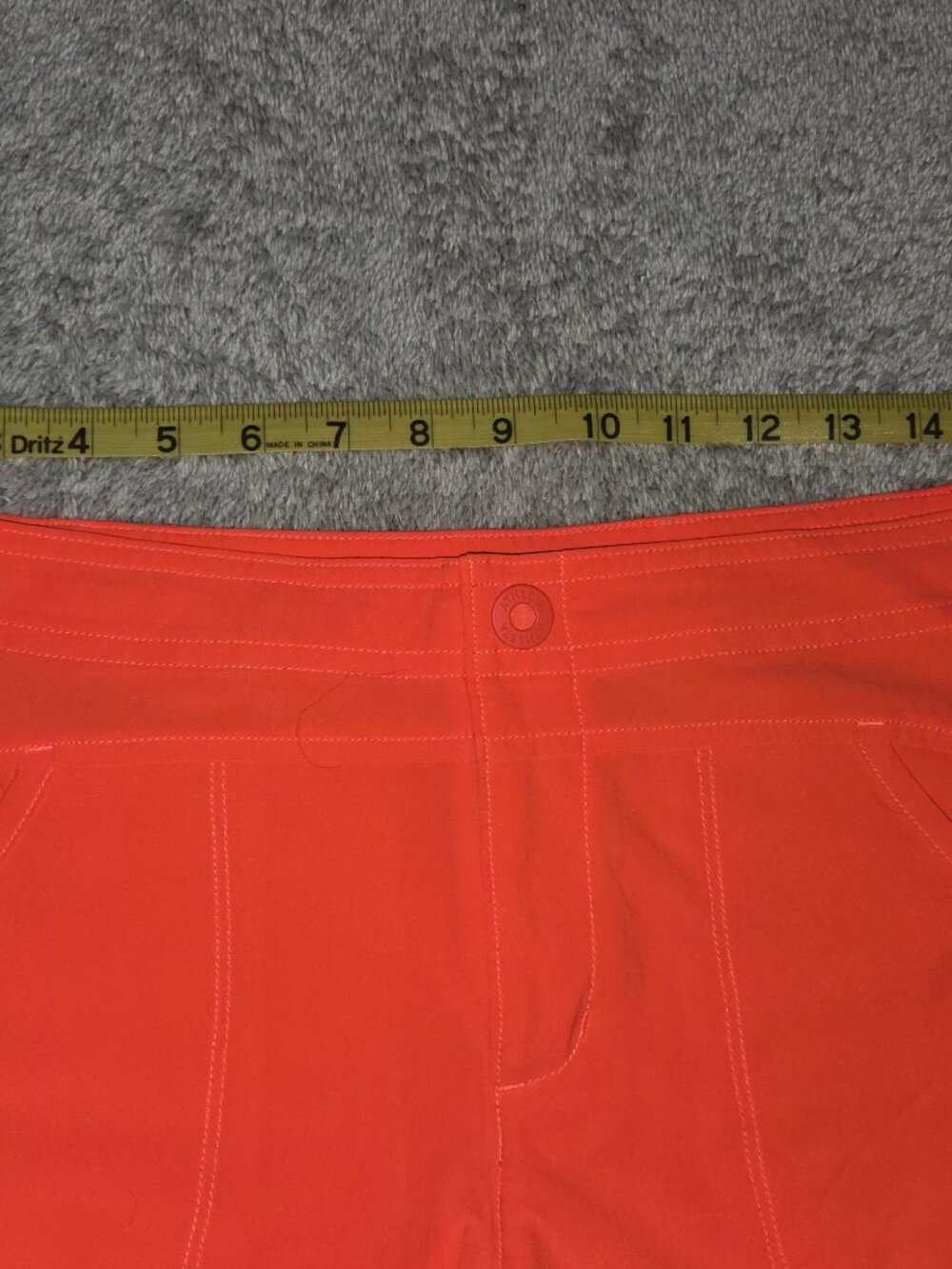 Athleta Costa Short – EUC – Women’s Size 12 – Bright Orange - Picture 6 of 6
